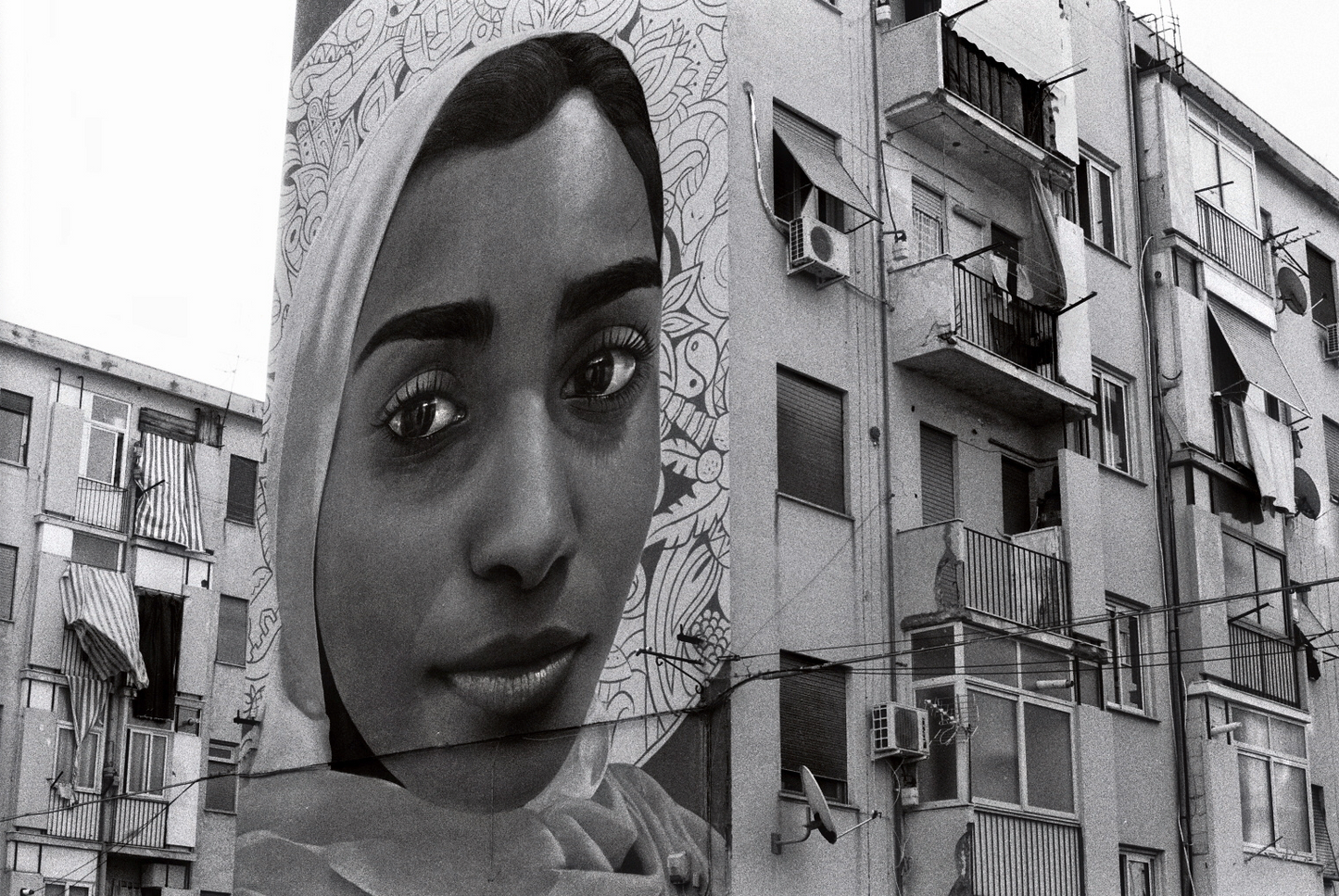 Photographie (Schwarz & Weiß) - Graffiti in Palermo, Palermo, Italien