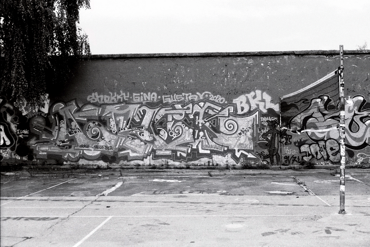 Photographie (Schwarz & Weiß) - Netz (Querformat), Ljubljana, Slowenien