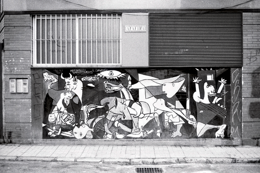 Photographie (Schwarz & Weiß) - Graffiti in Málaga, Málaga, Spanien