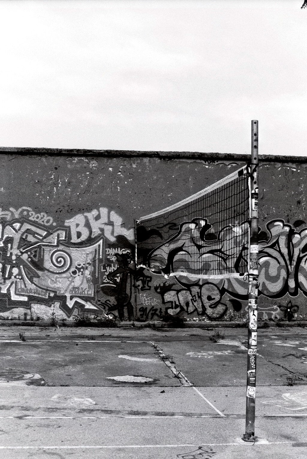 Photographie (Schwarz & Weiß) - Netz (Hochformat), Ljubljana, Slowenien