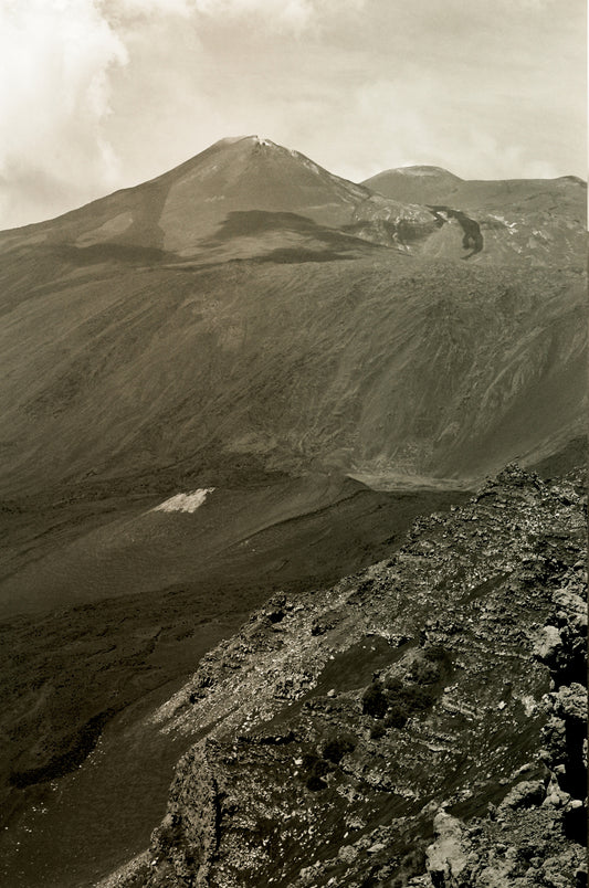Photographie (Schwarz & Weiß) - Vulkanlandschaft Ätna 2, Sizilien, Italien